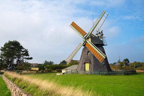 Windmolen, Nebel, Amrum, Duitsland