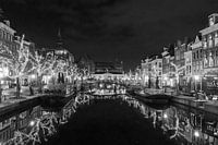 Leiden black and white waiting for the winter