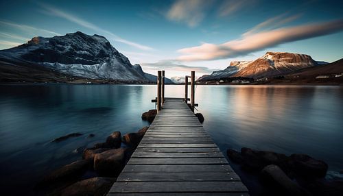 On the way by the fjord