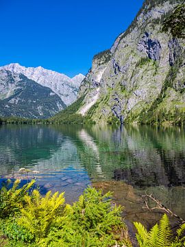 Vue de l'Obersee dans le Berchtesgadener Land sur Rico Ködder