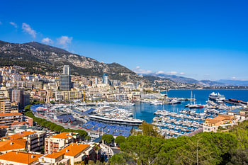 Hafen von Monaco