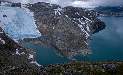 panorama d'un glacier
