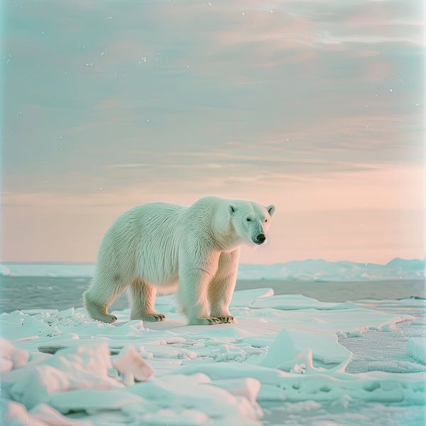 Polar bear by Poster Art Shop