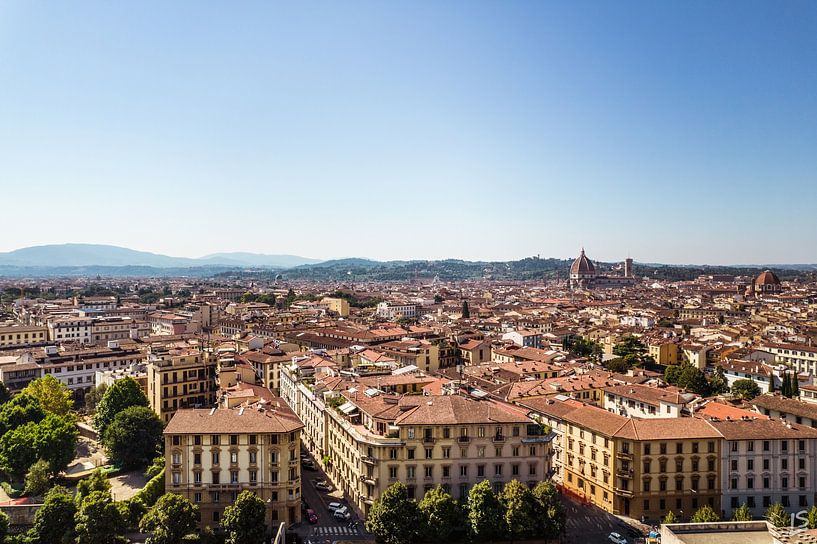 Florence vue du ciel par leonardosilziano