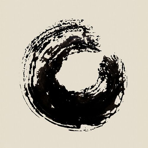 Strokes 15 | Encre noire Enso
