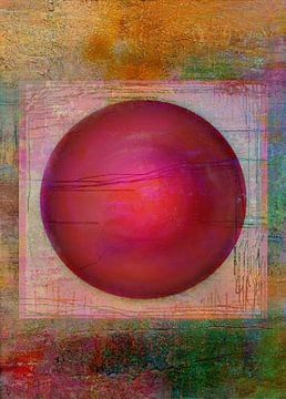 Illusie met cirkel 2 van Claudia Gründler