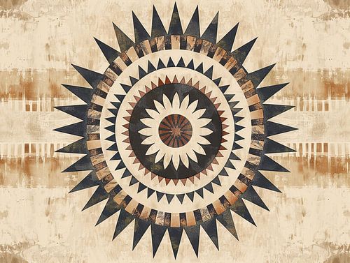 Boho minimalist painting