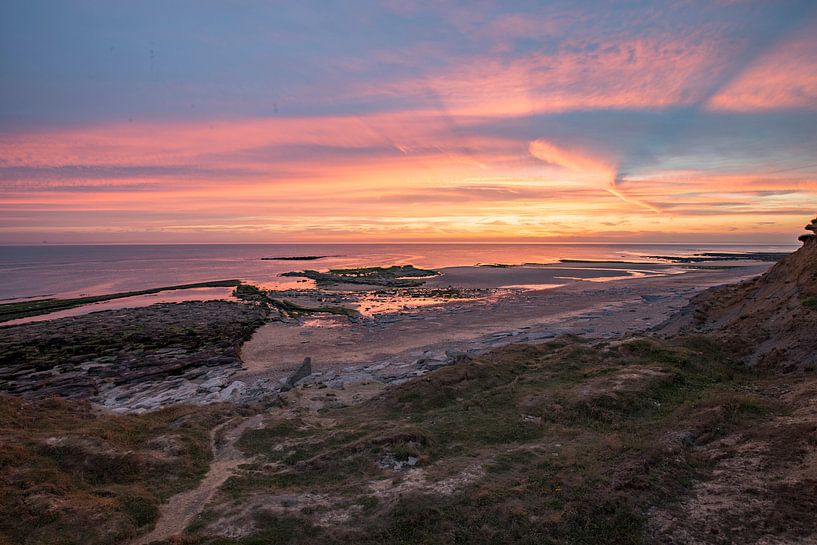 Zonsondergang bij Audresselles van Easycopters