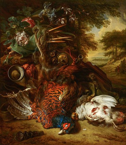 Jachtstilleven, Jan Weenix