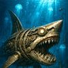 Steampunk Megalodon - Reus van de diepzee van Eric Nagel