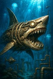 Steampunk Megalodon – Gigant der Tiefsee von Eric Nagel
