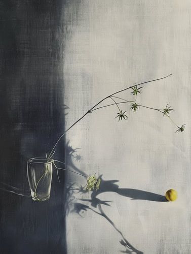 Stilleven, spel van licht en schaduw