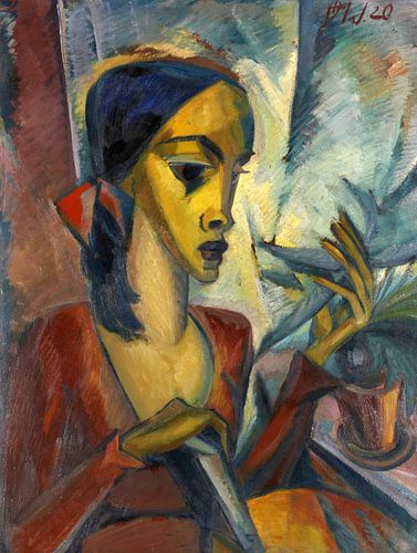 Annemarie (A la fenêtre), Dorothea Maetzel-Johannsen, 1920