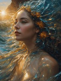 Une tunique indienne d'eau sur Jolique Arte