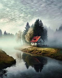 Mystische Herbststimmung in den Bergen