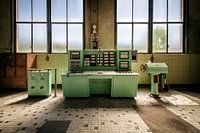 Salle de contrôle verte