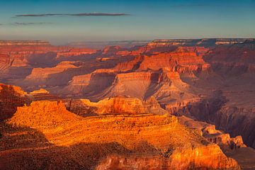 Grand Canyon bij zonsopgang, South Rim, Arizona, VS van Markus Lange