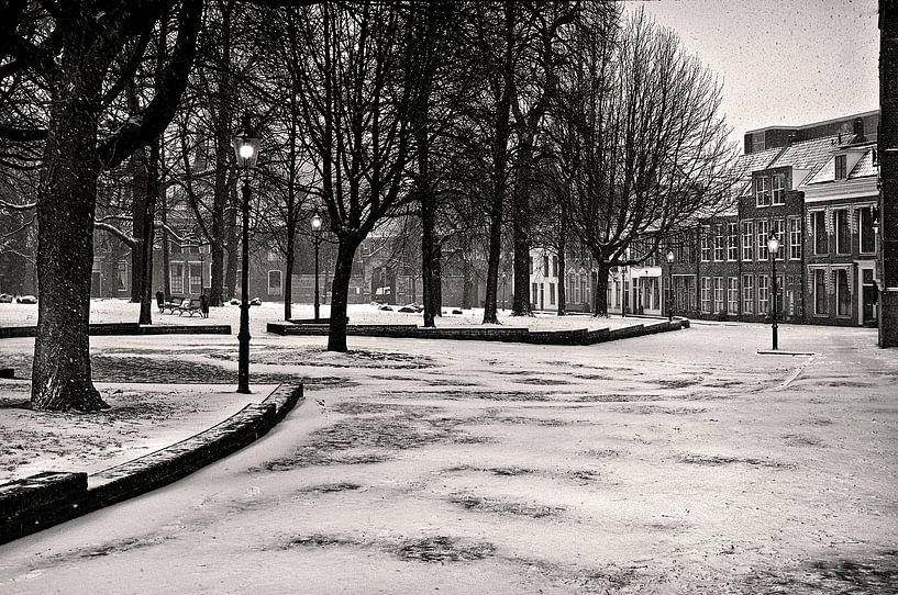Sneeuwsfeer in Groningen by Fons Bitter