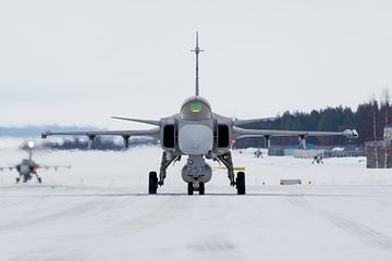 JAS-39 Gripen de l'armée de l'air suédoise