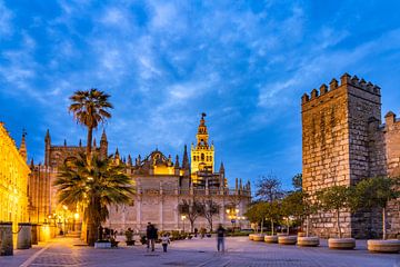 Kathedraal van Sevilla van Peter Schickert