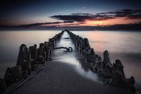 Coucher de soleil sur l'IJsselmeer