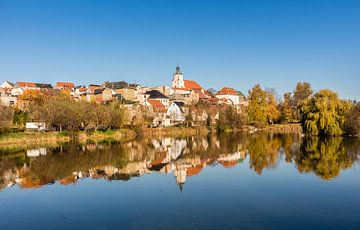 Blick auf die Stadt Ronneburg in Thüringen von Animaflora PicsStock