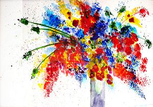 Roter Sommerstrauss