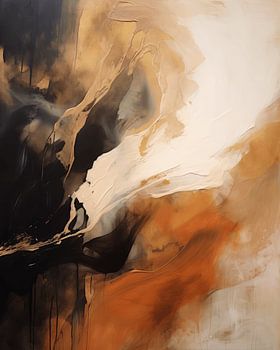 Modern abstract in earth tones