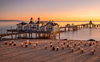 Pont de mer Sellin sur l'île de Rügen