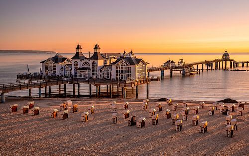 Seebrücke Sellin auf der Insel Rügen von Achim Thomae Photography