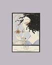 Irrésistible - onweerstaanbaar, pastel, historische art deco mode prent van NOONY thumbnail