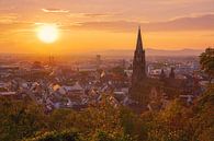Sonnenuntergang in Freiburg von Patrick Lohmüller Miniaturansicht