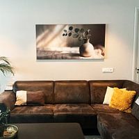 Photo de nos clients: Céramique japonaise avec feuille par Vlindertuin-Art, sur ArtFrame