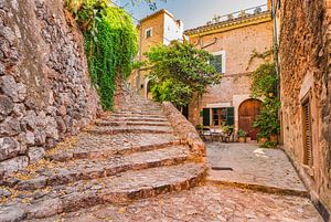 Spanien Mallorca, altes Dorf von Fornalutx, Balearische Inseln
