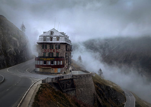 Das legendäre und mittlerweile verlassene Hotel Belvédère