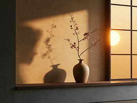 L'ombre de la geisha – Minimalisme « Japandi » chaleureux