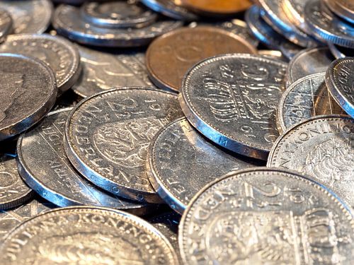 Nederlandse Guldens betaalmiddel munten