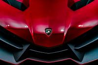 Aggressive Nase eines Lamborghini