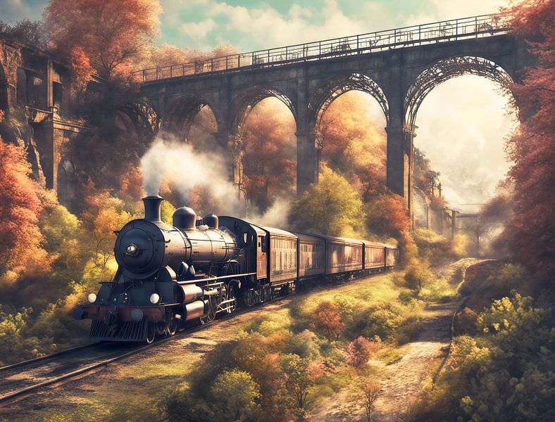 Stoomtrein van Kees van den Burg