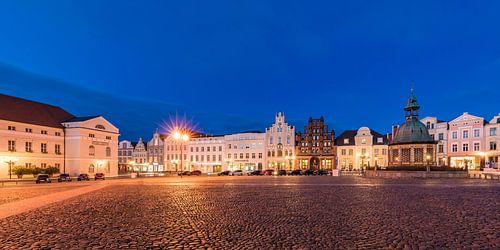 Marktplaats in de oude stad van Wismar