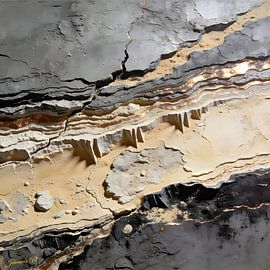 „Fractured Earth 3: Die Erhabenheit der geologischen Zeit“ von Johannas Art Creations