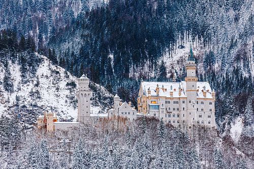 Kasteel Neuschwanstein, Allgäu, Beieren, Duitsland