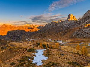 Sonnenaufgang auf den Giaupas, Dolomiten, Italien