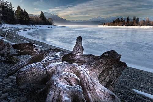 Winter am Forggensee