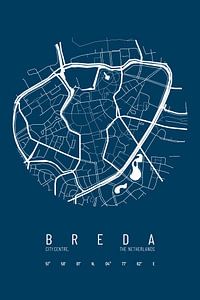 Stadtplan von Breda