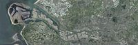 Panoramic aerial photo of Rotterdam Europoort