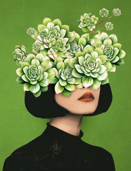 Silly Succulent Hairstyles von Marja van den Hurk