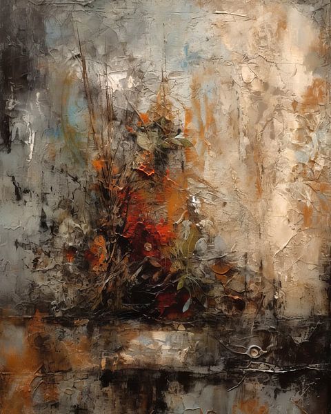 Abstract schilderij "Wabi-sabi" van Studio Allee