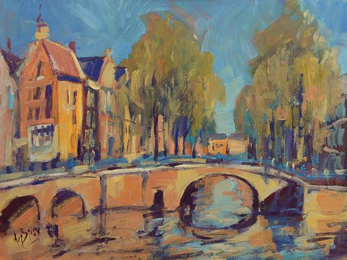 Amsterdam en de zeven bruggen van Nop Briex