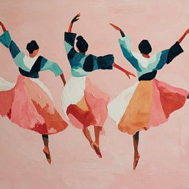 Energetisches Tanzen von Wunderbare Kunst